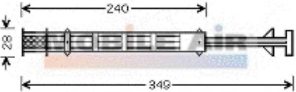 3000D358 VAN Wezel receptor-secador del aire acondicionado