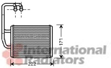 83006076 VAN Wezel radiador de calefacción