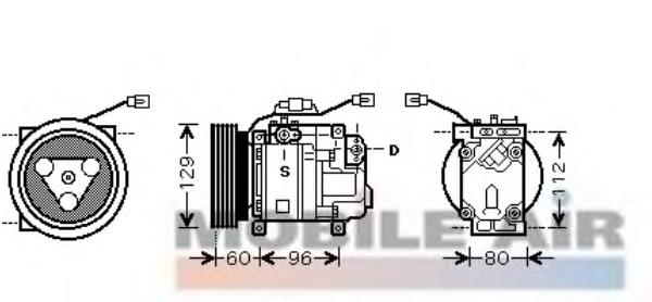 2700K202 VAN Wezel compresor de aire acondicionado