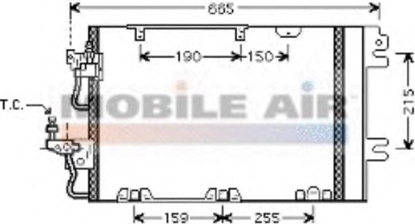 37005384 VAN Wezel condensador aire acondicionado