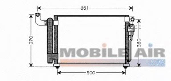 83005082 VAN Wezel condensador aire acondicionado