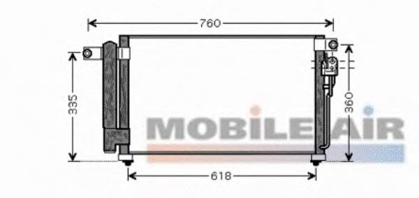 83005081 VAN Wezel condensador aire acondicionado