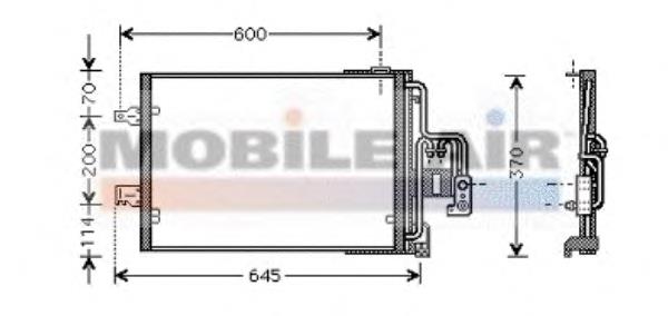 37005385 VAN Wezel condensador aire acondicionado