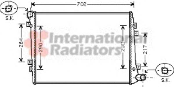 58002224 VAN Wezel radiador