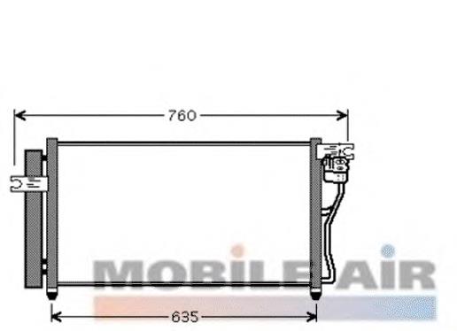 82005178 VAN Wezel condensador aire acondicionado