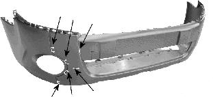 Parachoques delantero Jumasa 25131074 precio, desde 96,82 EUR