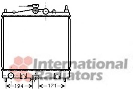 13002247 VAN Wezel radiador refrigeración del motor