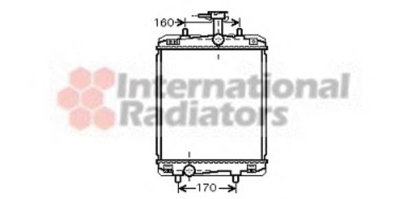 53002363 VAN Wezel radiador refrigeración del motor