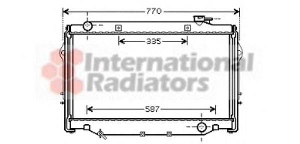 53002377 VAN Wezel radiador refrigeración del motor