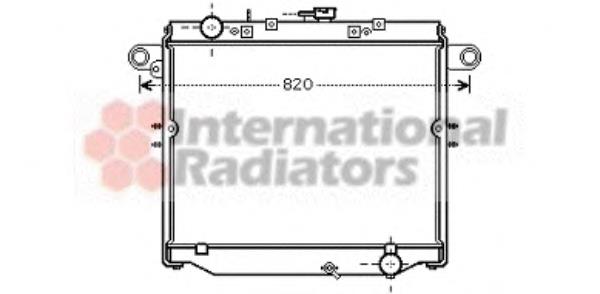 53002379 VAN Wezel radiador refrigeración del motor