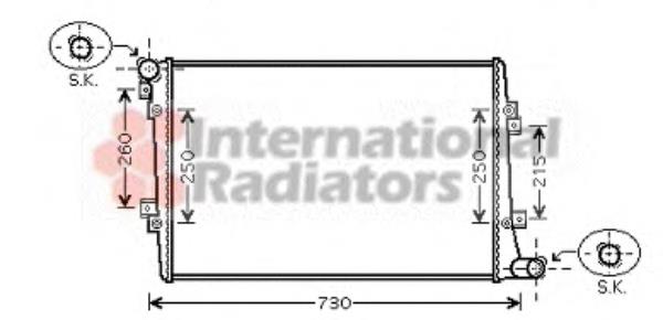 58002255 VAN Wezel radiador