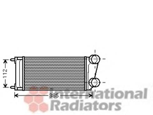 40004299 VAN Wezel radiador de aire de admisión