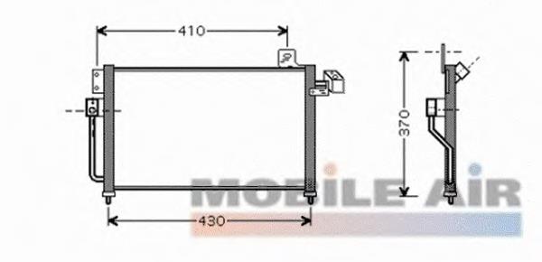 27005195 VAN Wezel condensador aire acondicionado