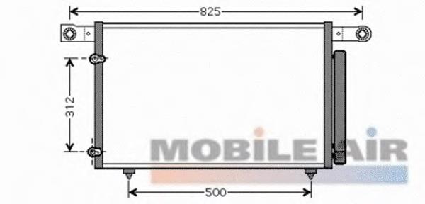 27005196 VAN Wezel condensador aire acondicionado