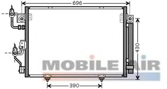 32005191 VAN Wezel condensador aire acondicionado