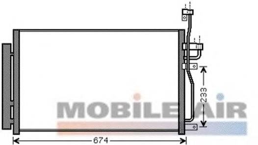 37005433 VAN Wezel condensador aire acondicionado