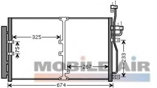 37005425 VAN Wezel condensador aire acondicionado