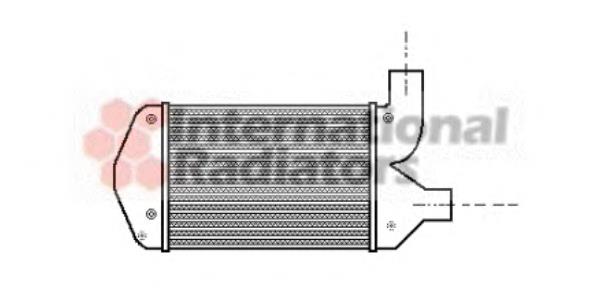 Radiador de aire de admisión 17004269 VAN Wezel