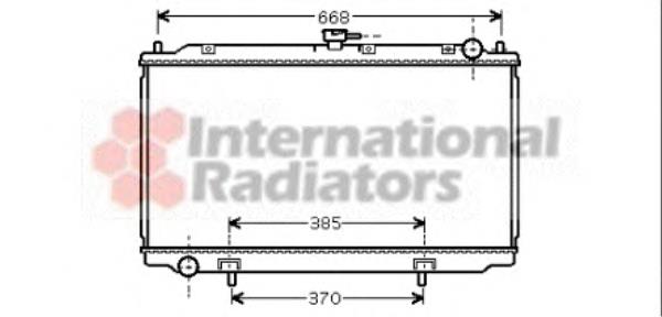 13002216 VAN Wezel radiador refrigeración del motor