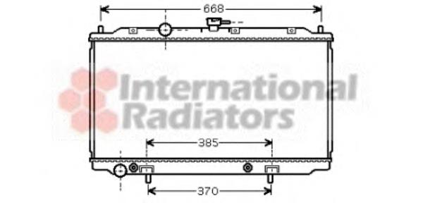 13002223 VAN Wezel radiador refrigeración del motor