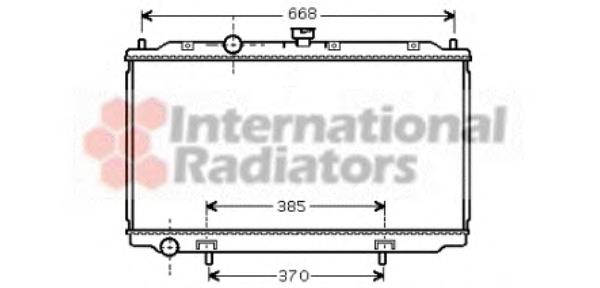 13002224 VAN Wezel radiador refrigeración del motor