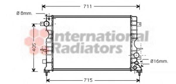 Radiador de água Land Rover PCC001070