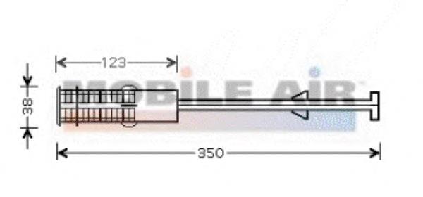 4000D264 VAN Wezel receptor-secador del aire acondicionado