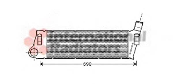 43004316 VAN Wezel radiador de aire de admisión