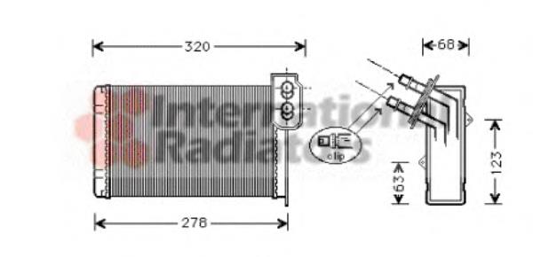 Comprar 43006099 VAN Wezel Radiador calefacción