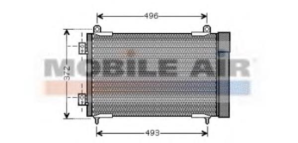 40005258 VAN Wezel condensador aire acondicionado