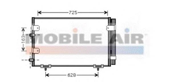 53005288 VAN Wezel condensador aire acondicionado