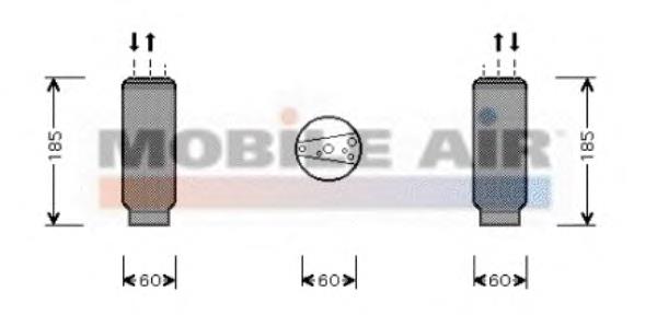 5300D005 VAN Wezel receptor-secador del aire acondicionado