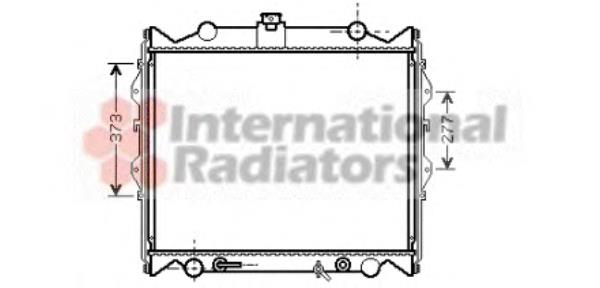 53002311 VAN Wezel radiador refrigeración del motor