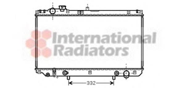 53002313 VAN Wezel radiador refrigeración del motor