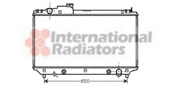 53002315 VAN Wezel radiador refrigeración del motor