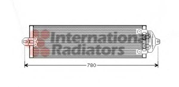 58003218 VAN Wezel radiador enfriador de la transmision/caja de cambios