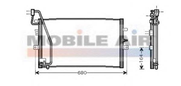 47005056 VAN Wezel condensador aire acondicionado