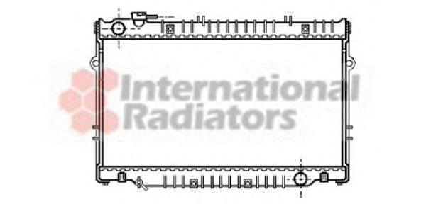 53002223 VAN Wezel radiador refrigeración del motor