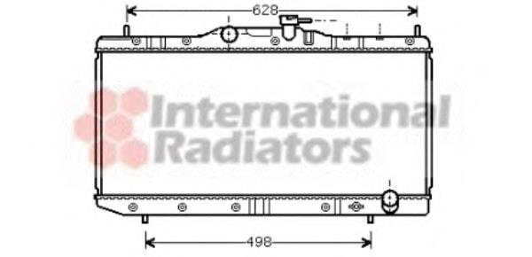 53002291 VAN Wezel radiador refrigeración del motor