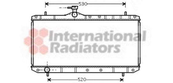 52002062 VAN Wezel radiador refrigeración del motor