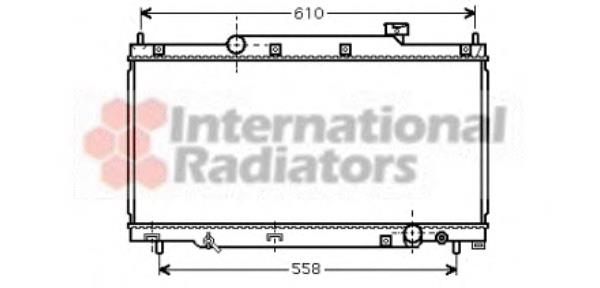 25002164 VAN Wezel radiador refrigeración del motor