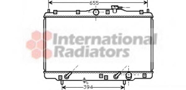 25002110 VAN Wezel radiador refrigeración del motor