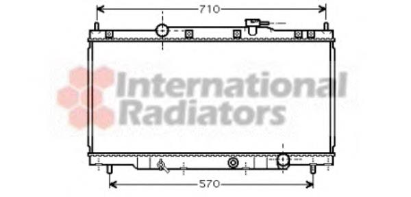 25002162 VAN Wezel radiador refrigeración del motor