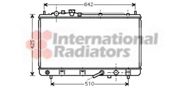 Radiador refrigeración del motor 27002167 VAN Wezel