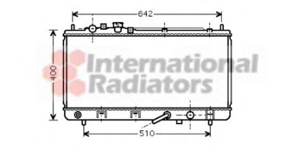 27002168 VAN Wezel radiador refrigeración del motor