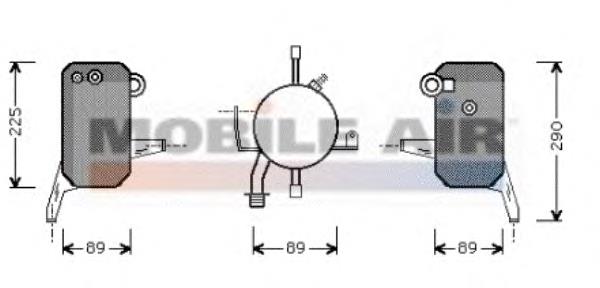 1800D119 VAN Wezel receptor-secador del aire acondicionado