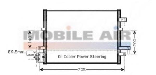 18005377 VAN Wezel condensador aire acondicionado