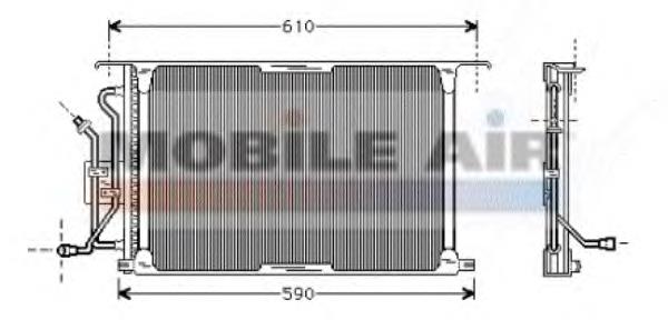 18005258 VAN Wezel condensador aire acondicionado