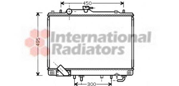 32002157 VAN Wezel radiador refrigeración del motor