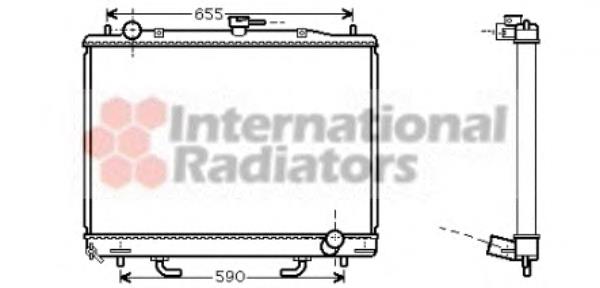 32002163 VAN Wezel radiador refrigeración del motor